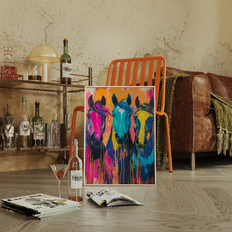 Vibrant Gallop at Dusk