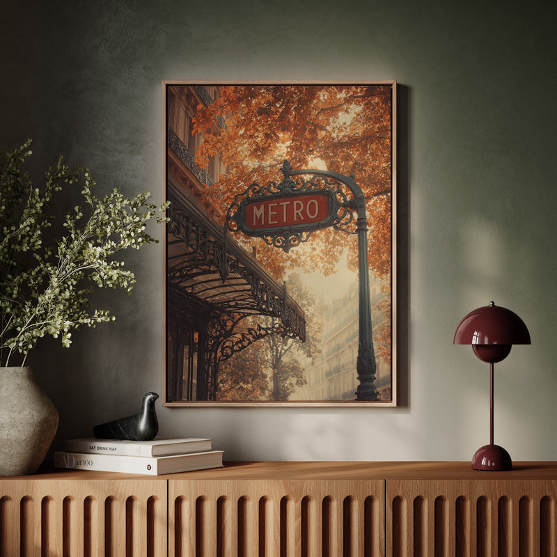 Beneath Autumn's Gilded Canopy