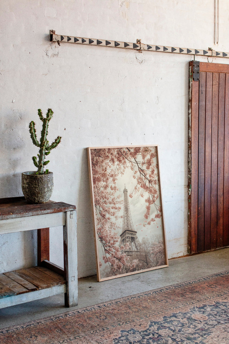 Petals Dance Around Timeless Steel