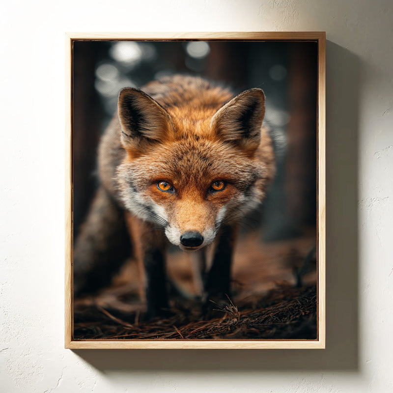 The Watcher Beneath Ancient Pines