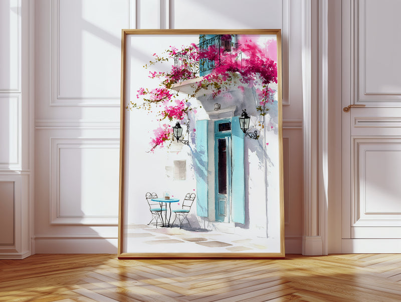 Beneath Bougainvillea's Embrace