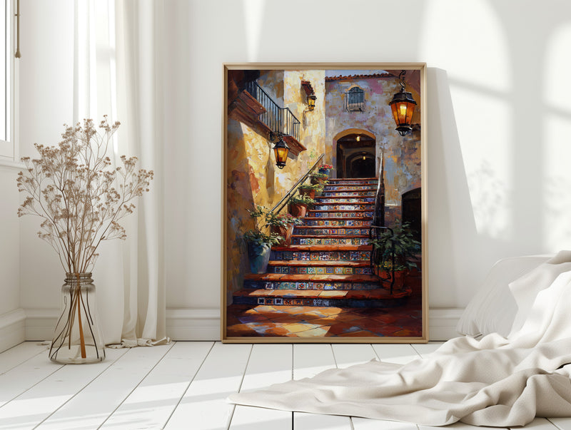 Steps Adorned in Colorful Tales