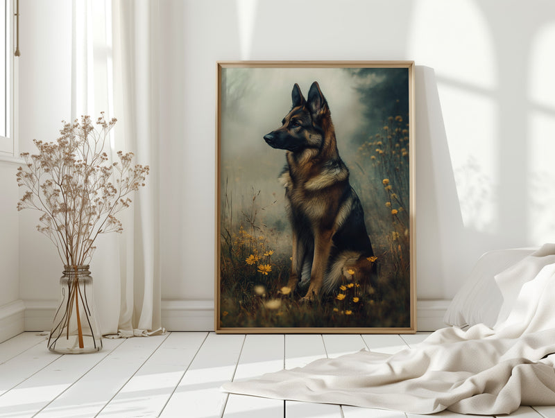 Misty Canine Reverie