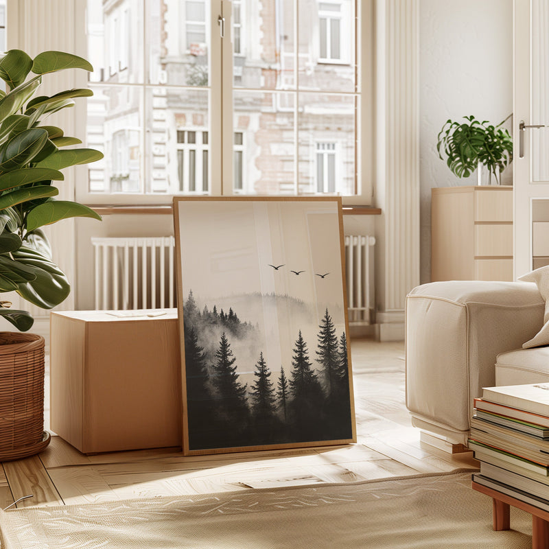 Misty Woodland Reverie