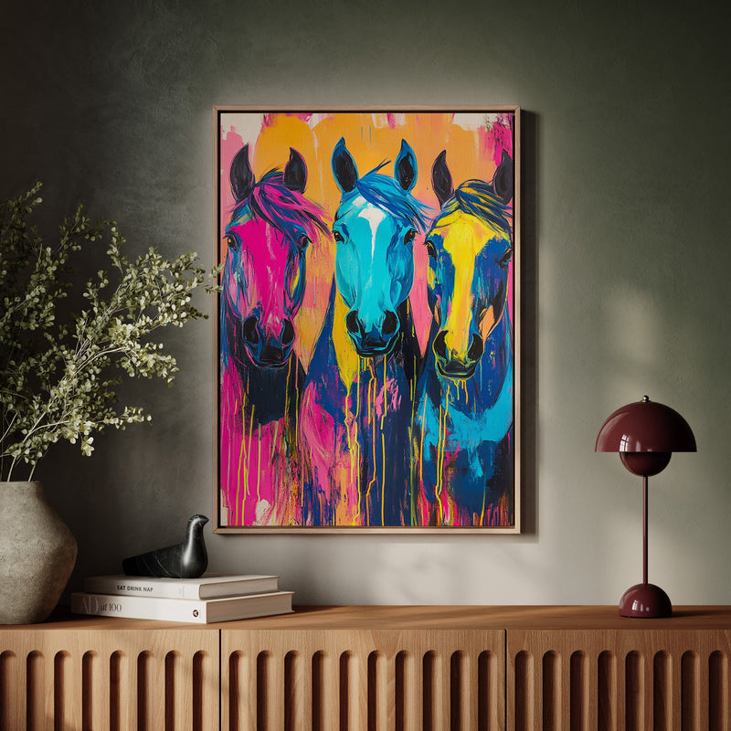 Vibrant Gallop at Dusk