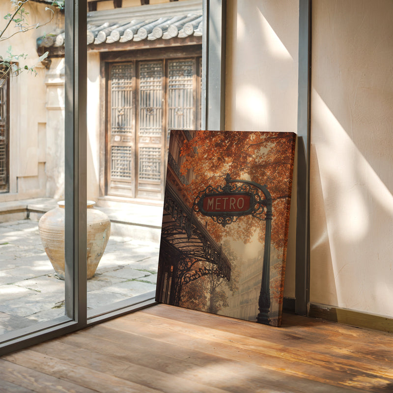 Beneath Autumn's Gilded Canopy