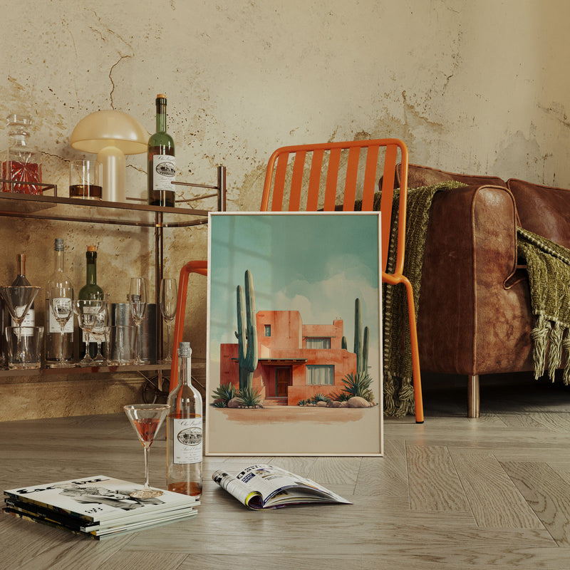 Desert Home Beneath Wide Skies