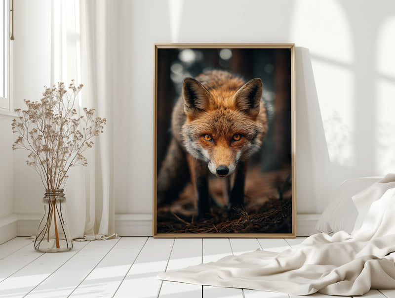 The Watcher Beneath Ancient Pines