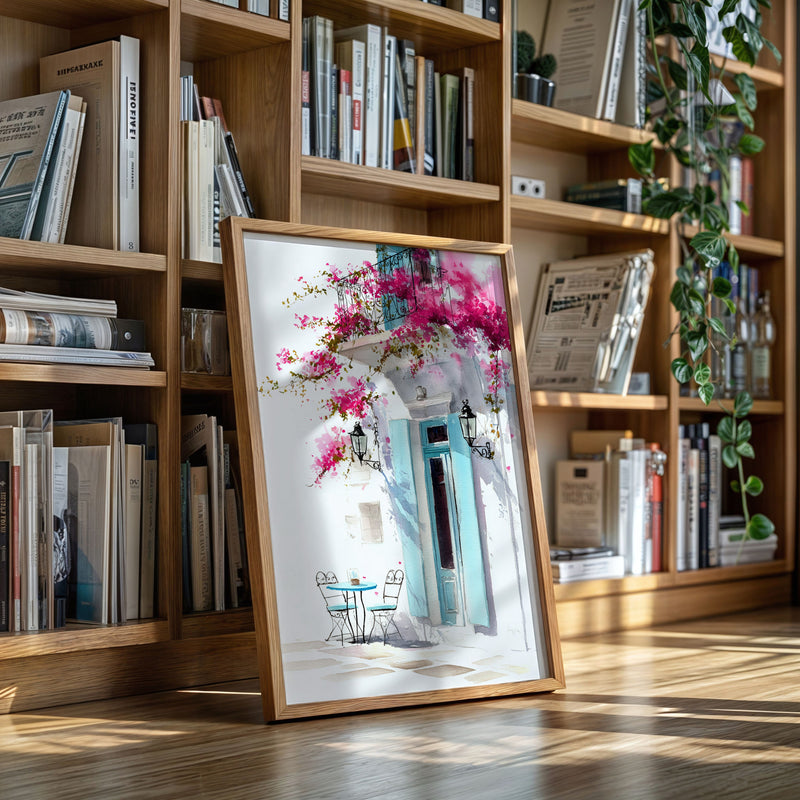 Beneath Bougainvillea's Embrace