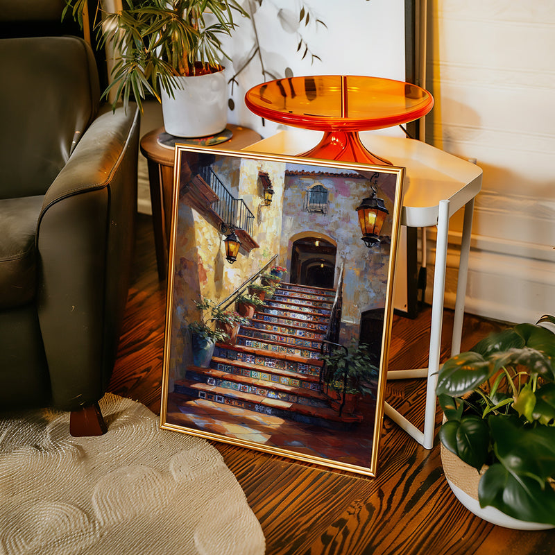 Steps Adorned in Colorful Tales