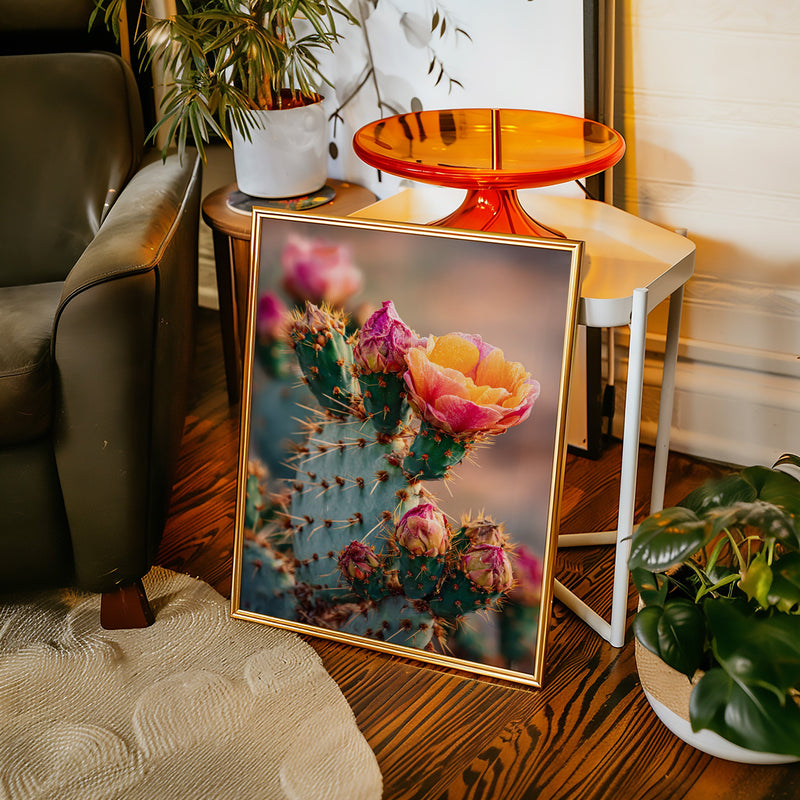 Blossoms Amidst Thorny Embrace