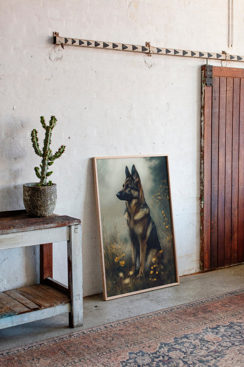 Misty Canine Reverie