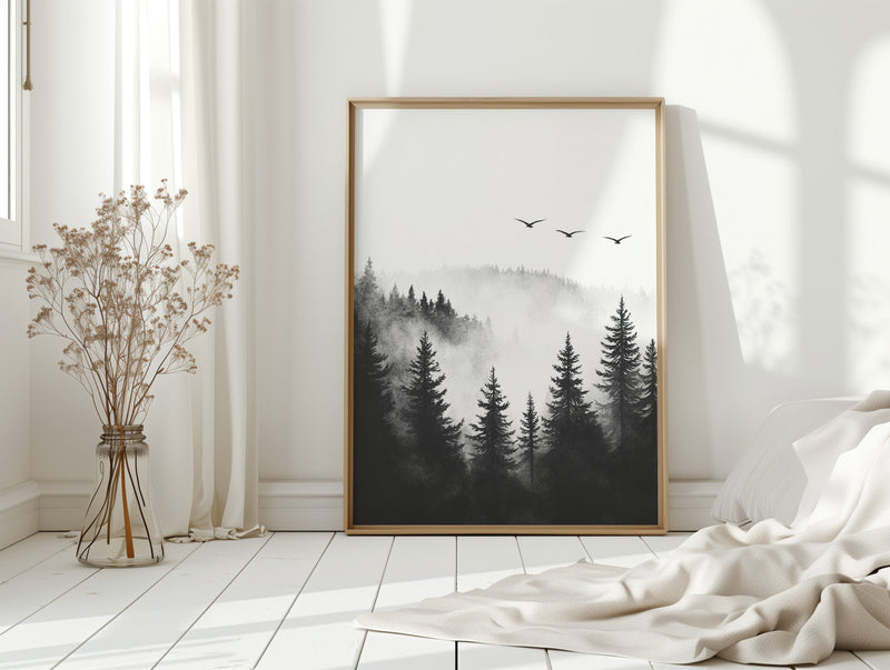 Misty Woodland Reverie