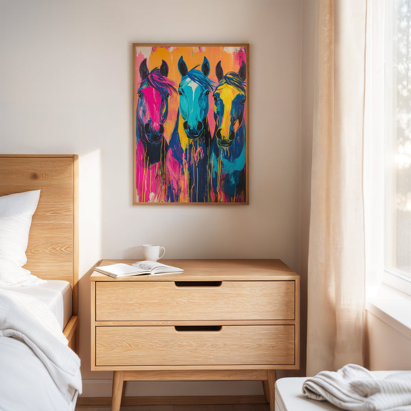 Vibrant Gallop at Dusk