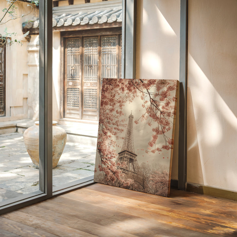 Petals Dance Around Timeless Steel