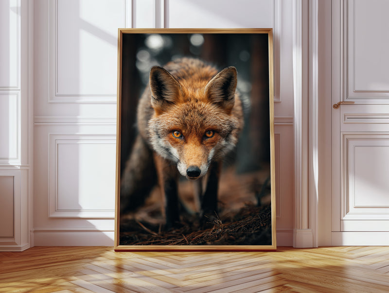 The Watcher Beneath Ancient Pines