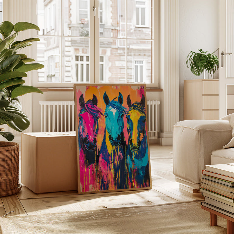 Vibrant Gallop at Dusk