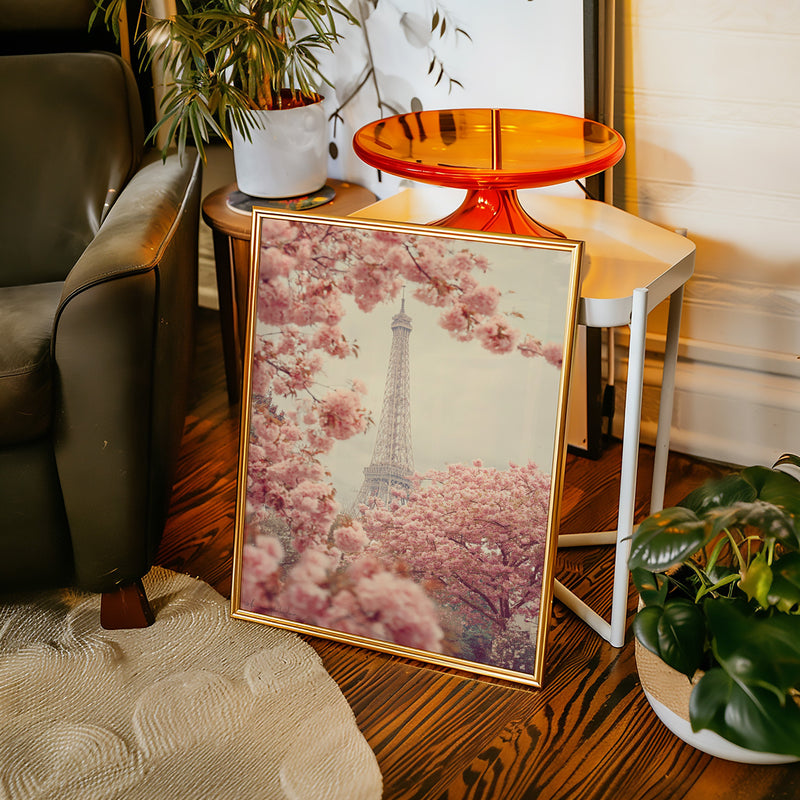 Petals Dance Beneath Parisian Skies