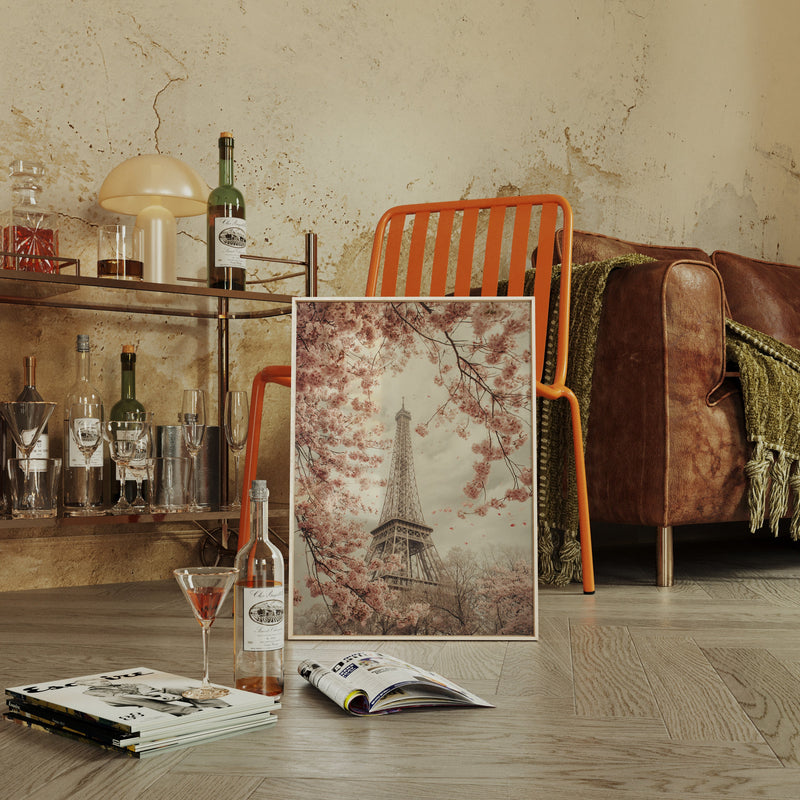 Petals Dance Around Timeless Steel