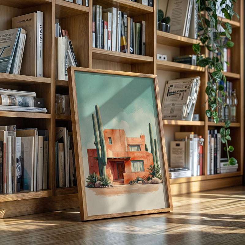 Desert Home Beneath Wide Skies