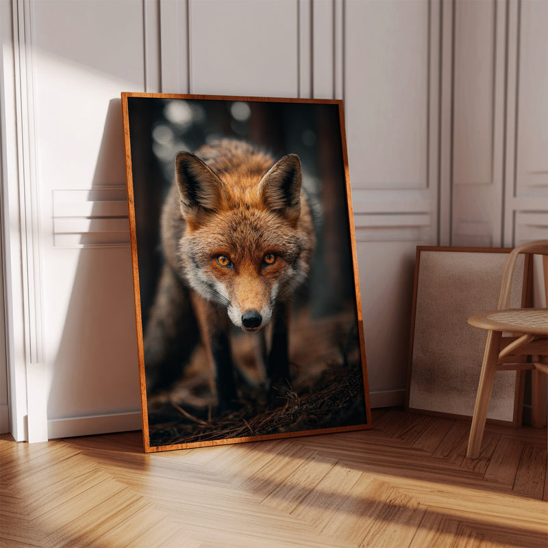 The Watcher Beneath Ancient Pines