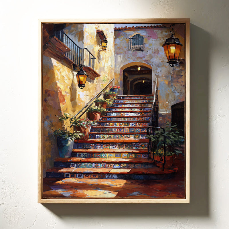 Steps Adorned in Colorful Tales