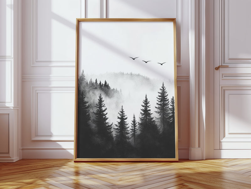 Misty Woodland Reverie