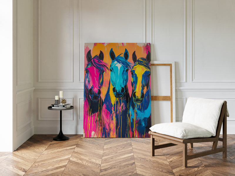 Vibrant Gallop at Dusk