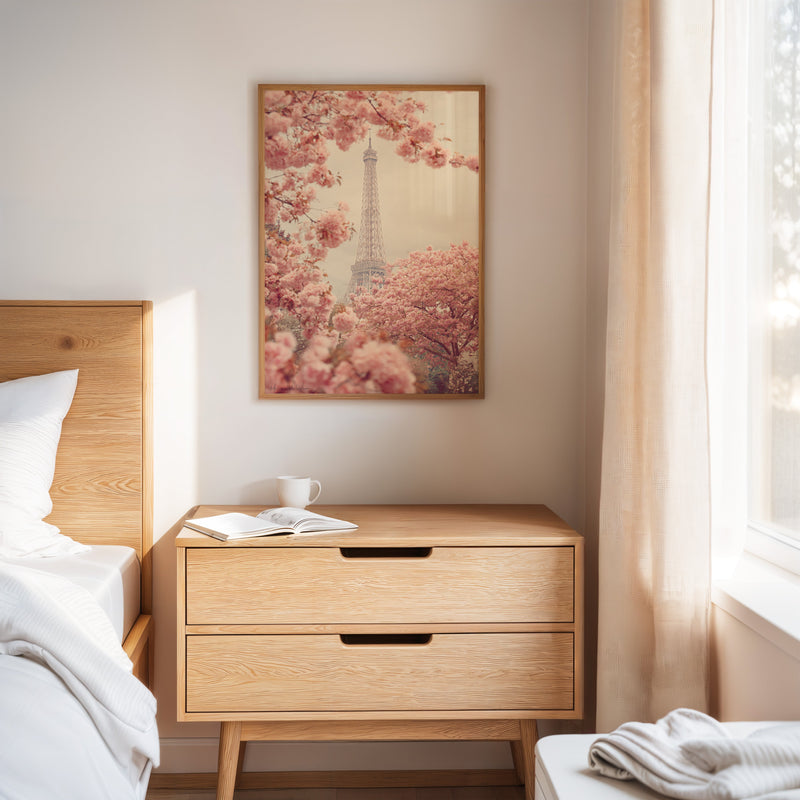 Petals Dance Beneath Parisian Skies