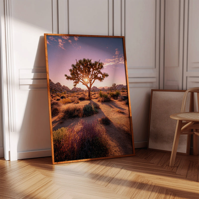 The Sun's Embrace on Desert Sage