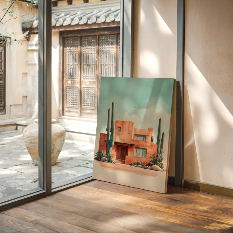 Desert Home Beneath Wide Skies