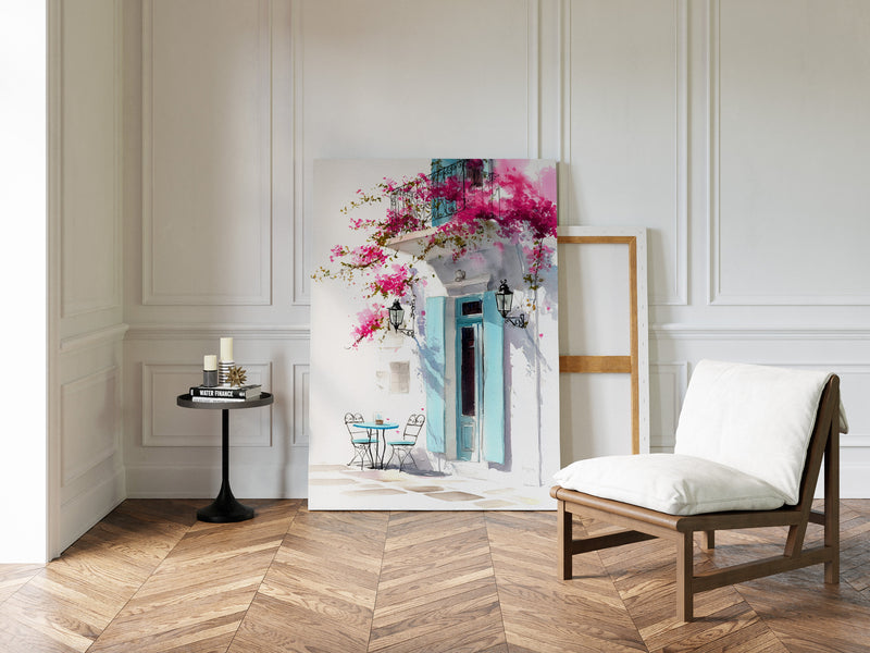 Beneath Bougainvillea's Embrace