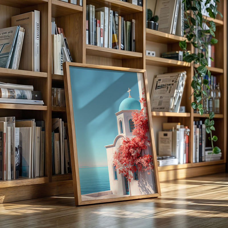 Ashore Beneath Blooming Skies