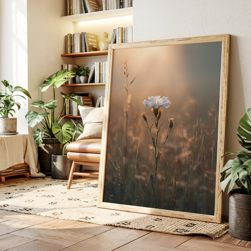 A Single Bloom In Sunrise's Embrace