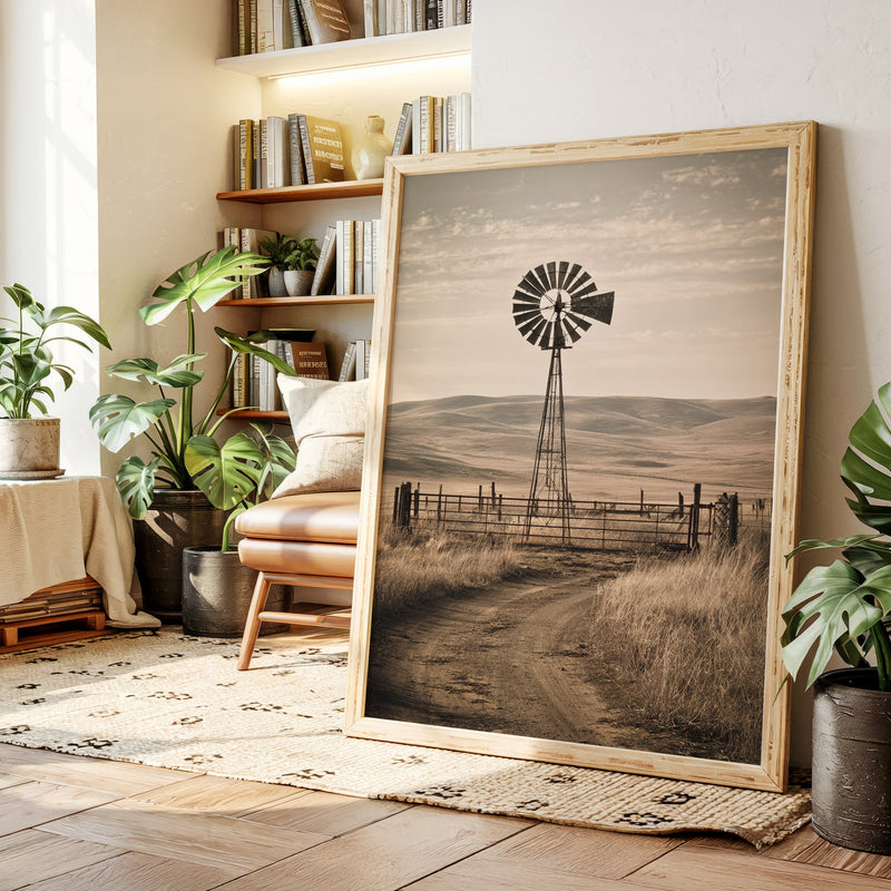 Windmill's Silent Vigil