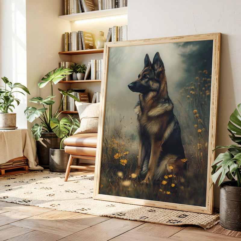 Misty Canine Reverie