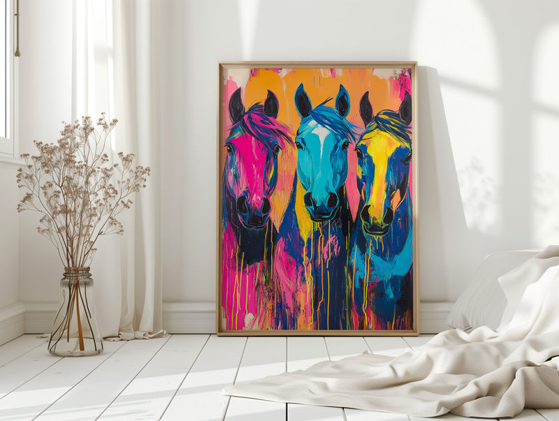 Vibrant Gallop at Dusk