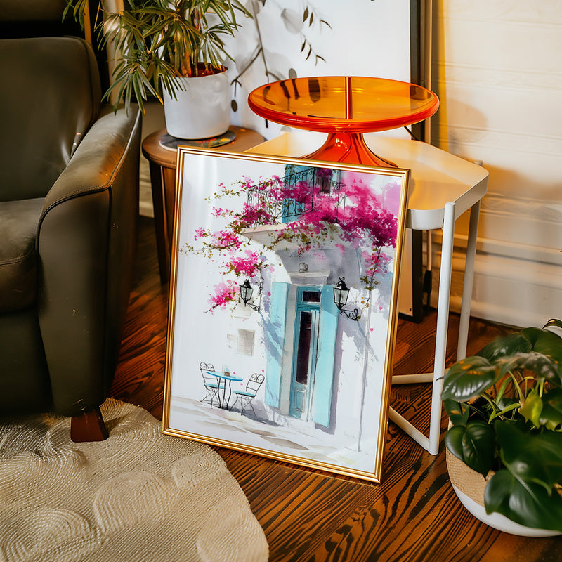 Beneath Bougainvillea's Embrace