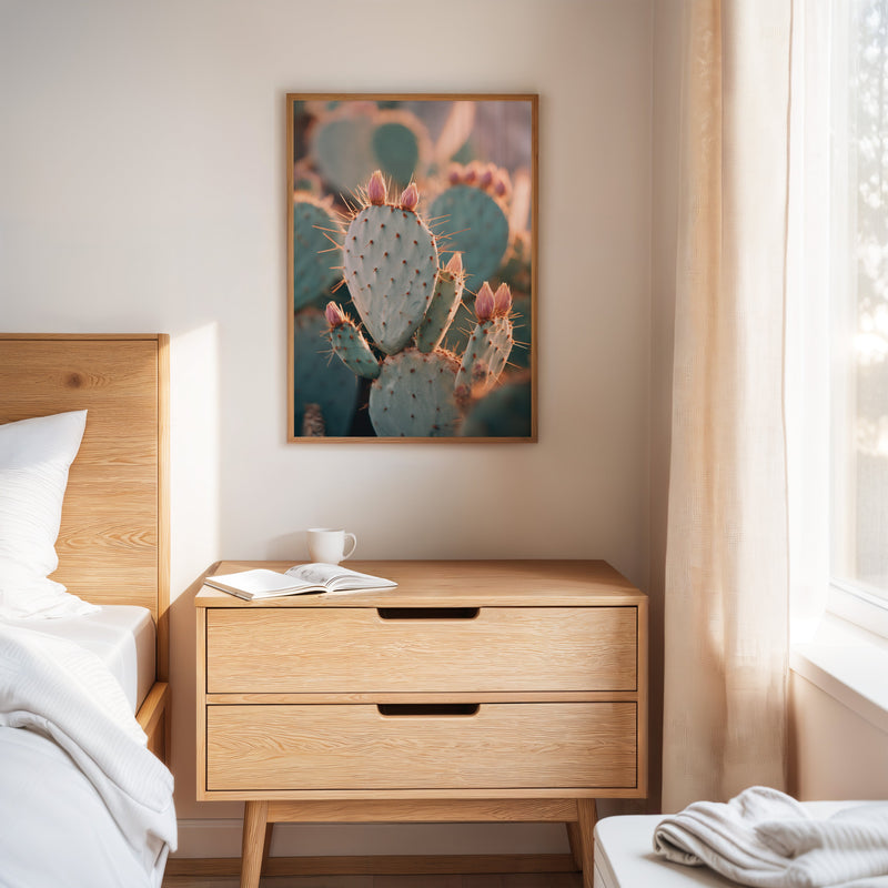 Cacti Embrace the Golden Dawn