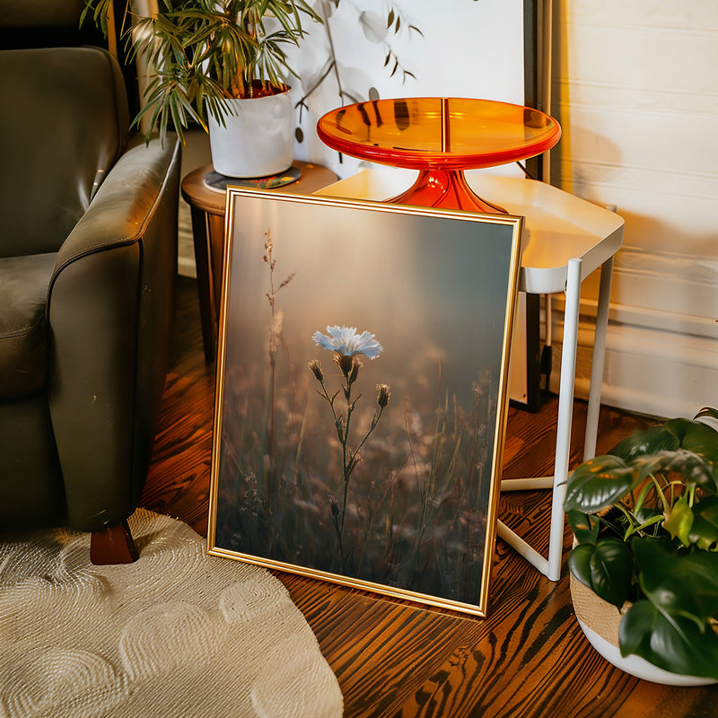 A Single Bloom In Sunrise's Embrace