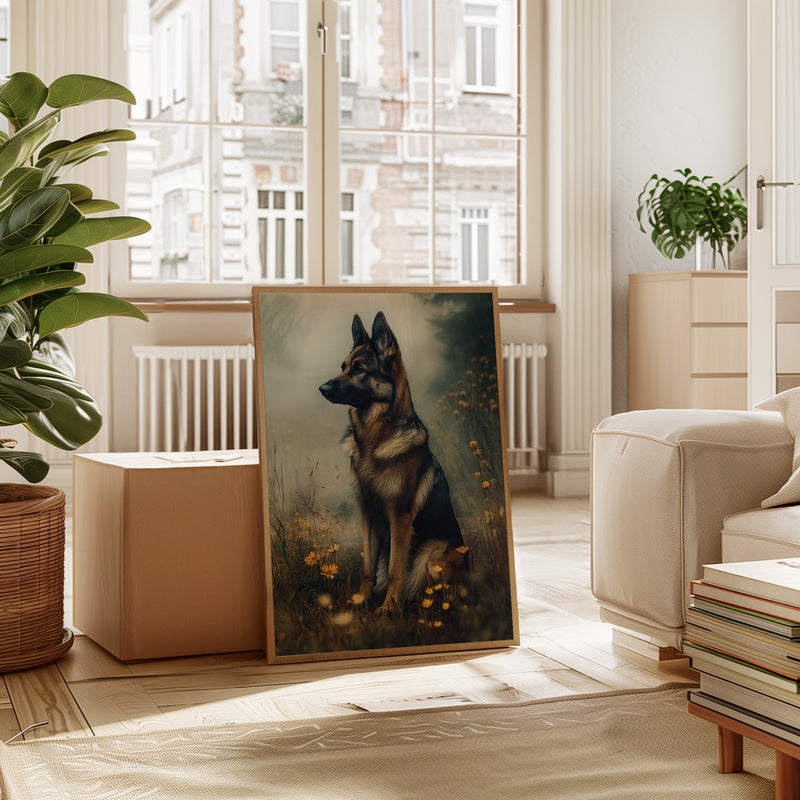 Misty Canine Reverie