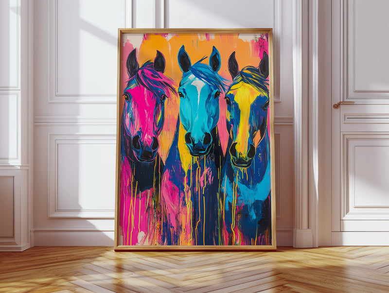 Vibrant Gallop at Dusk