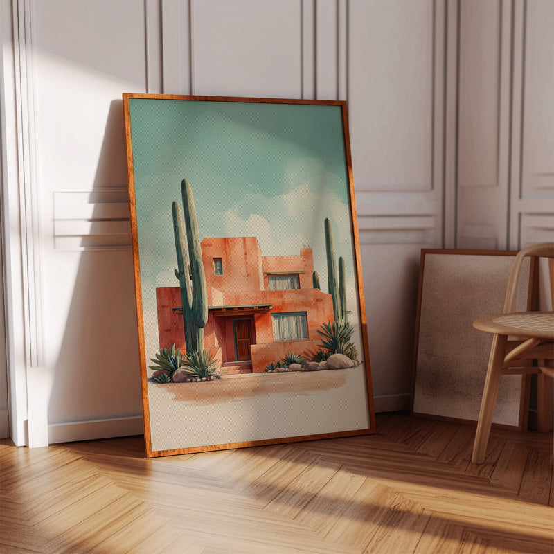 Desert Home Beneath Wide Skies