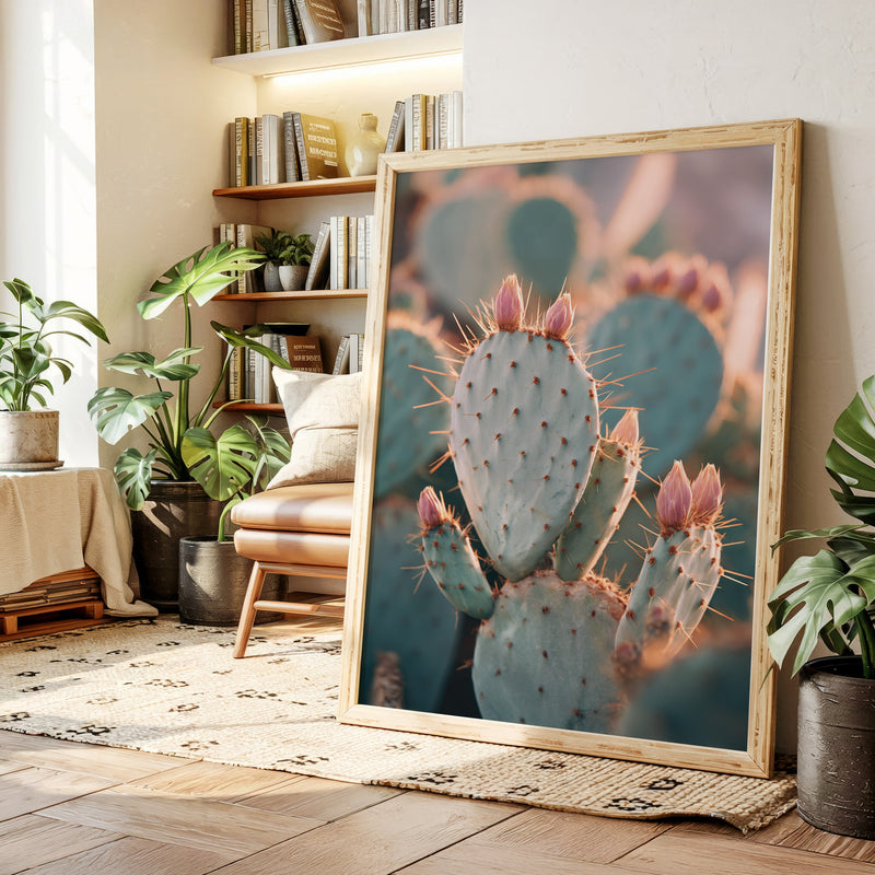 Cacti Embrace the Golden Dawn