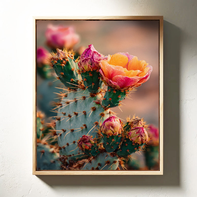 Blossoms Amidst Thorny Embrace