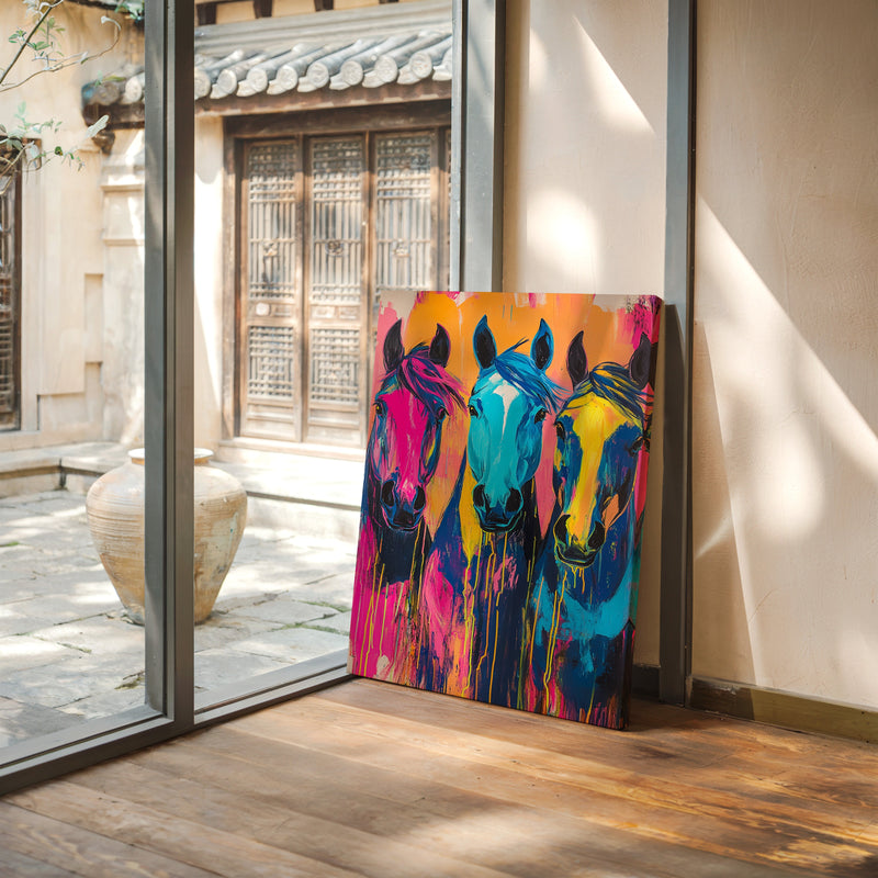 Vibrant Gallop at Dusk