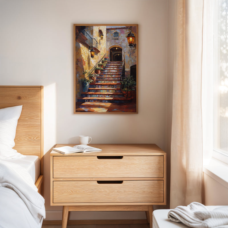 Steps Adorned in Colorful Tales