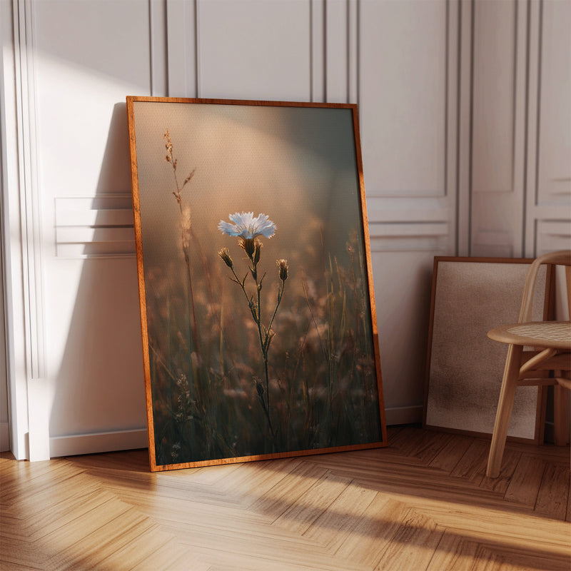 A Single Bloom In Sunrise's Embrace