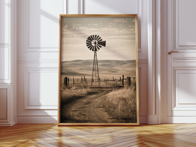 Windmill's Silent Vigil