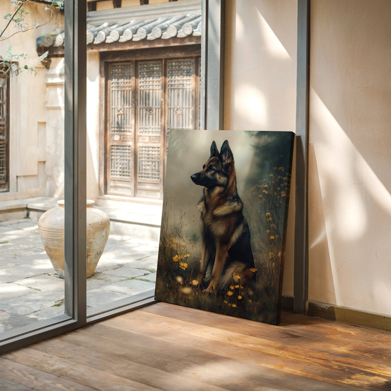 Misty Canine Reverie